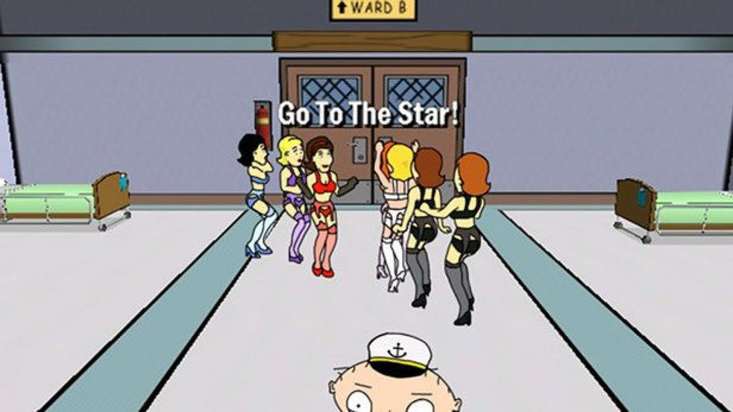 Family Guy: Video Game gameplay for PlayStation 2 (PS2) comedy action-adventure video game based on the TV series