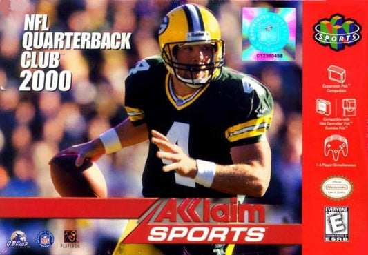 NFL Quarterback Club 2000 cover art for Nintendo 64 N64 video game