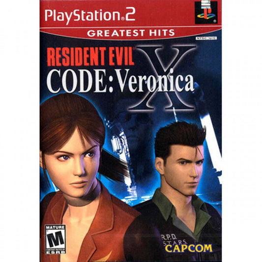 Resident Evil: Code Veronica X [Greatest Hits] cover art for PlayStation 2 (PS2) video game