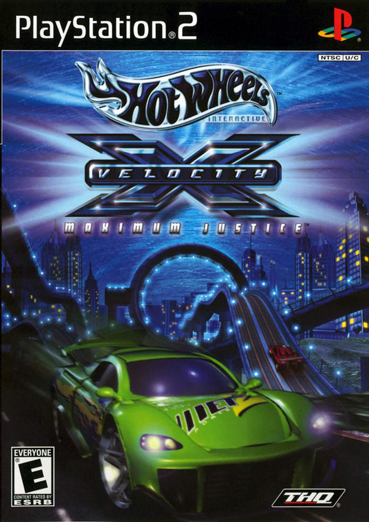 Hot Wheels: Velocity X - Maximum Justice cover art for PlayStation 2 (PS2) video game