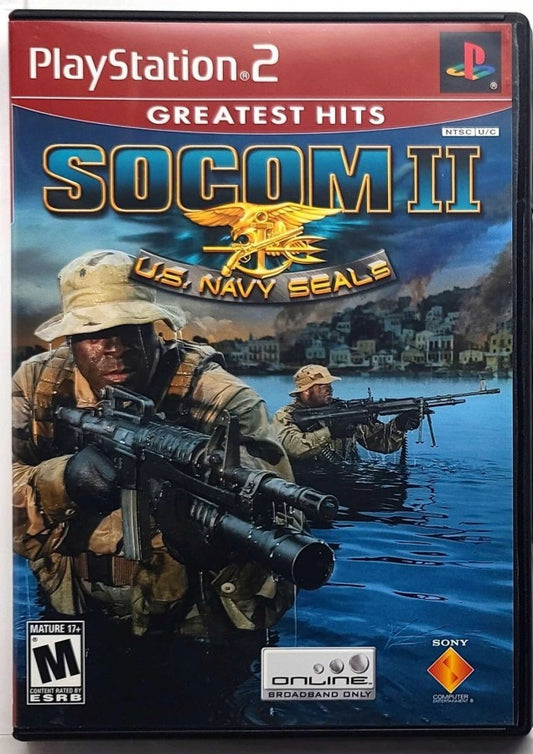 SOCOM II cover art for Playstation 2 (PS2) video game