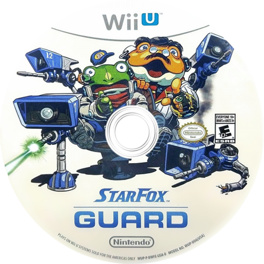 Star Fox Guard disc cover art for Nintendo Wii U (WiiU) video game