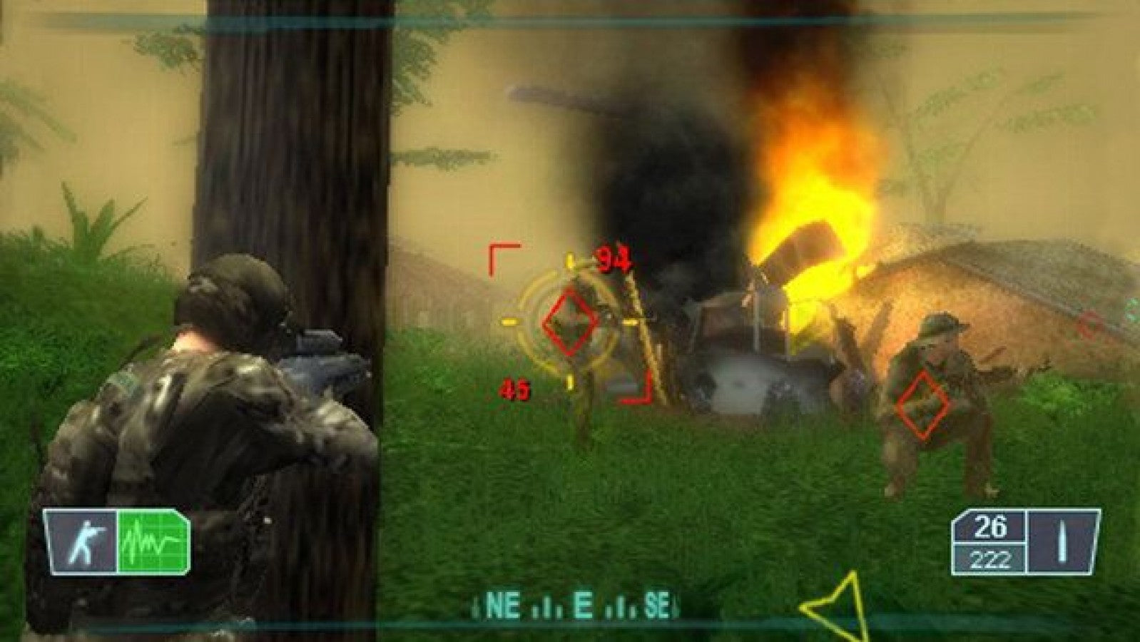 Tom Clancy's Ghost Recon: Advanced Warfighter 2 – gameplay for PlayStation Portable (PSP) tactical shooter game