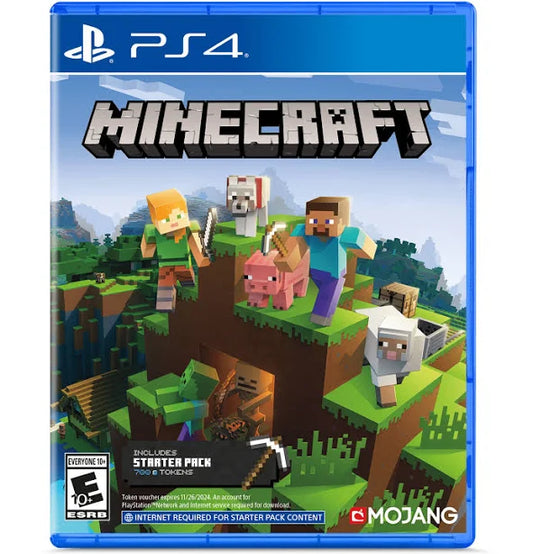 Minecraft cover art for PlayStation 4 (PS4) video game