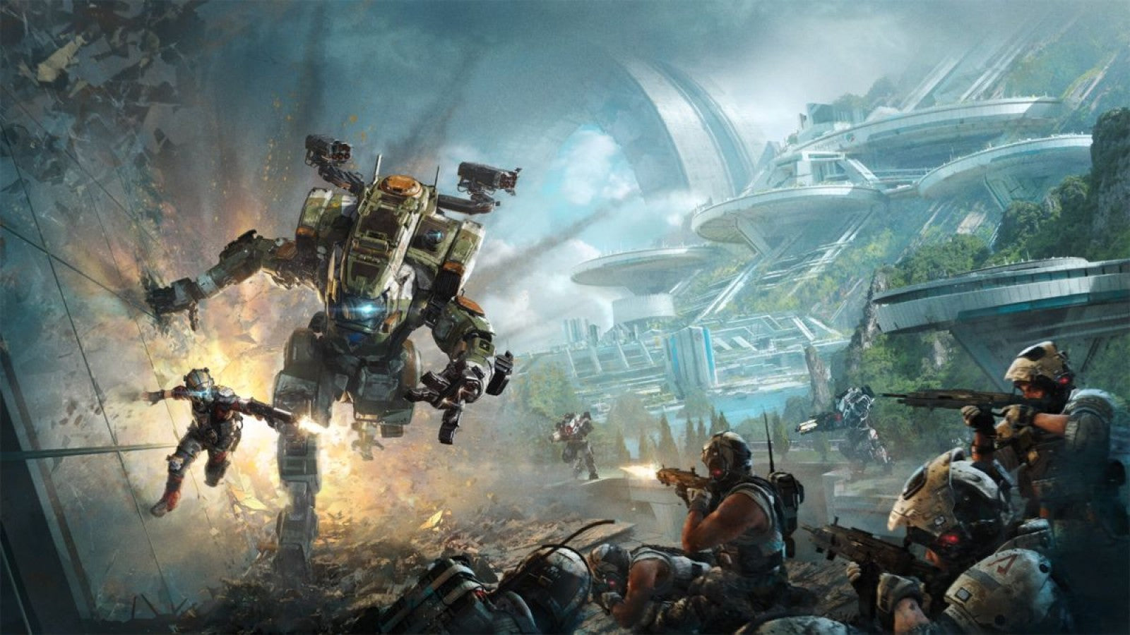 Titanfall 2 – PlayStation 4 (PS4) video game gameplay, first-person shooter.