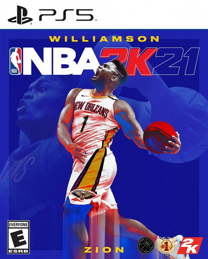 NBA 2K21 cover art for PlayStation 5 (PS5) basketball sports video game