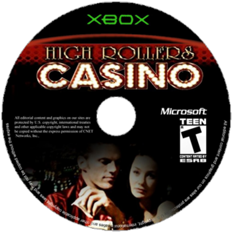High Rollers Casino disc for Xbox (XBOX) video game