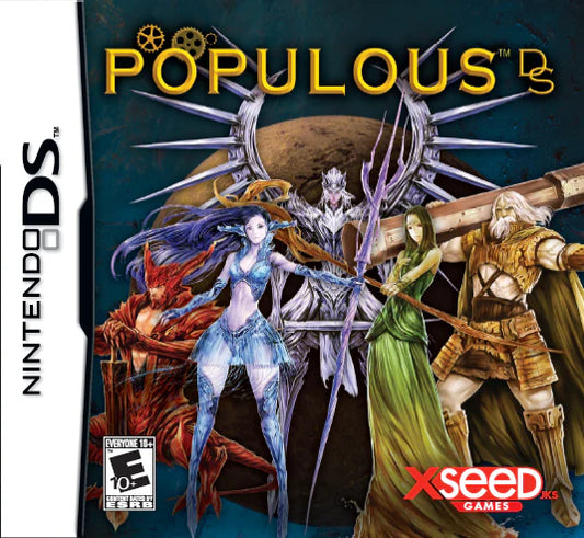 Populous DS cover art for Nintendo DS (DS) video game