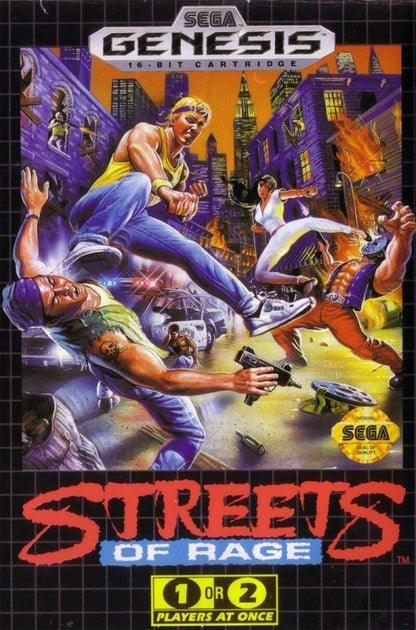 Streets of Rage cover art for Sega Genesis (GEN) video game
