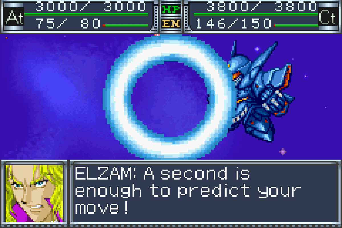 Super Robot Taisen Original Generation Game Boy Advance GBA tactical RPG turn-based strategy mech combat game original characters gameplay screenshot