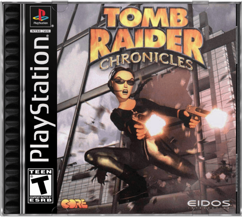Tomb Raider Chronicles cover art for PlayStation 1 (PS1) video game