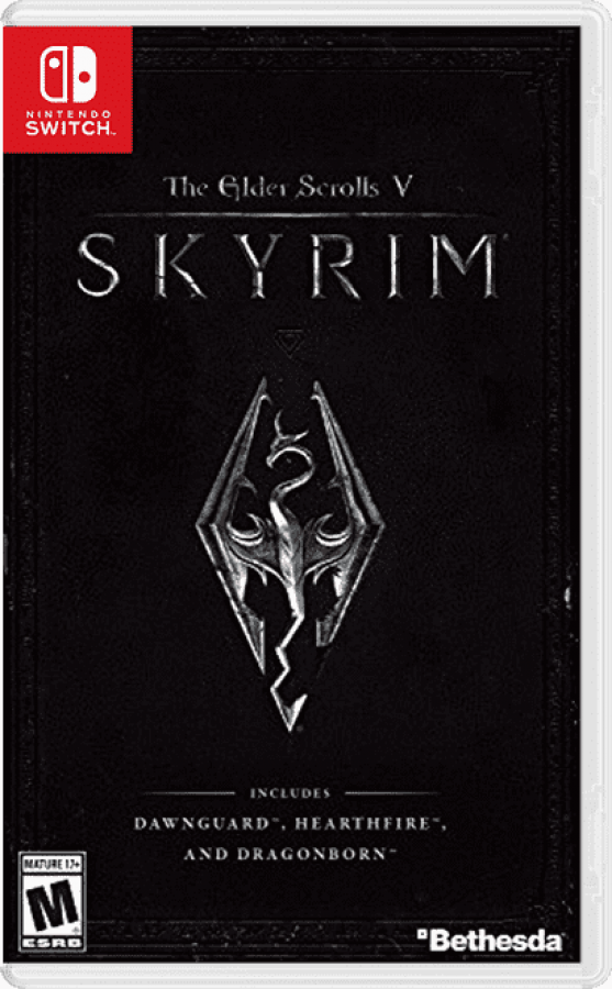 The Elder Scrolls V Skyrim cover art for Nintendo Switch NS video game