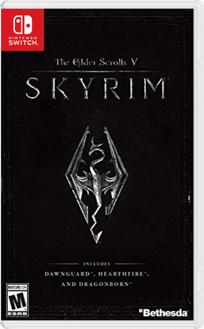 The Elder Scrolls V Skyrim cover art for Nintendo Switch NS video game