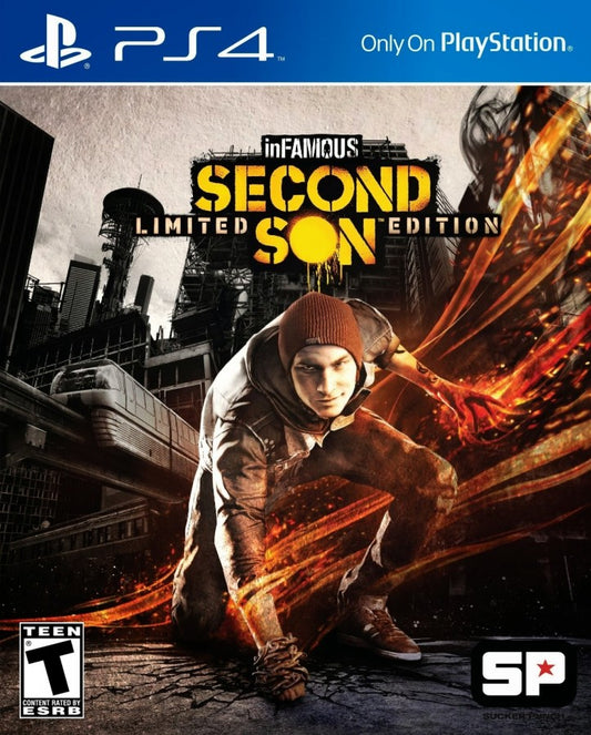 Infamous Second Son [Limited Edition] cover art for PlayStation 4 (PS4) video game.