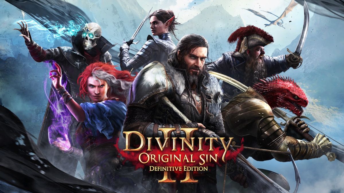 Divinity: Original Sin II [Definitive Edition] – PlayStation 4 (PS4) video game title screen, role-playing RPG by Larian Studios