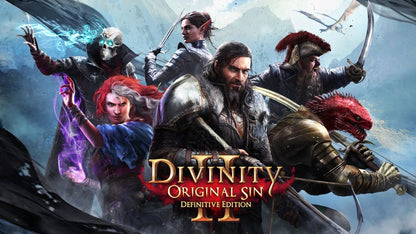 Divinity: Original Sin II [Definitive Edition] – PlayStation 4 (PS4) video game title screen, role-playing RPG by Larian Studios