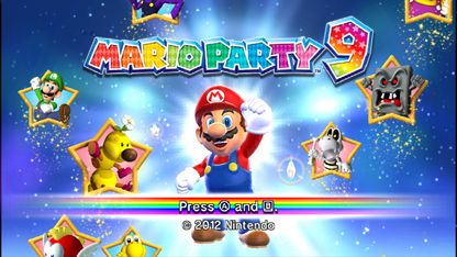 Mario Party 9 – Nintendo Wii (Wii) party board mini-game multiplayer video game title screen