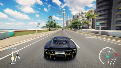 Forza Horizon 3 game for the Xbox One featuring open world racing gameplay set in Australia with a large selection of cars dynamic weather events customizable festivals and online multiplayer exploration and competition gameplay