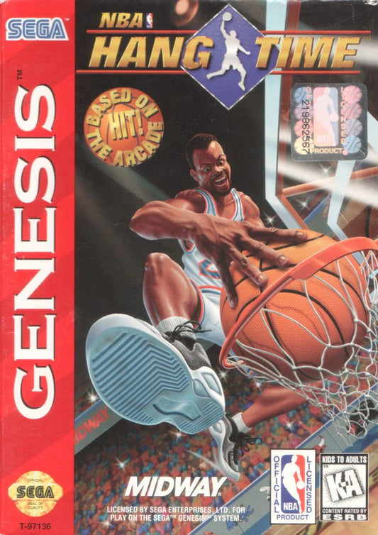 NBA Hang Time cover art for Sega Genesis (GEN) video game