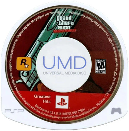 Grand Theft Auto: Liberty City Stories Greatest Hits UMD cover for Playstation Portable video game. 