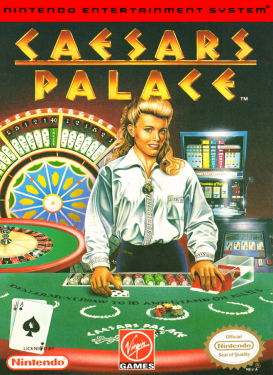 Caesars Palace cover art for Nintendo Entertainment System NES video game