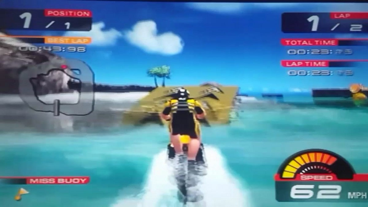 Wave Rally PlayStation 2 PS2 personal watercraft racing video game jet ski competitions arcade style handling gameplay