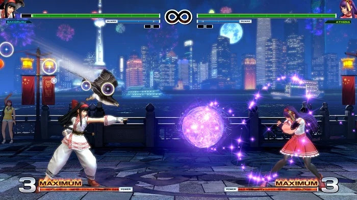The King of Fighters XIV retro PS4 video game King of Fighters XIV fighting game arcade style combat team based battles competitive multiplayer SNK fighter console release  gameplay 