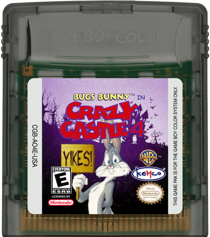 Bugs Bunny Crazy Castle 4 cartridge for Game Boy Color GBC video game