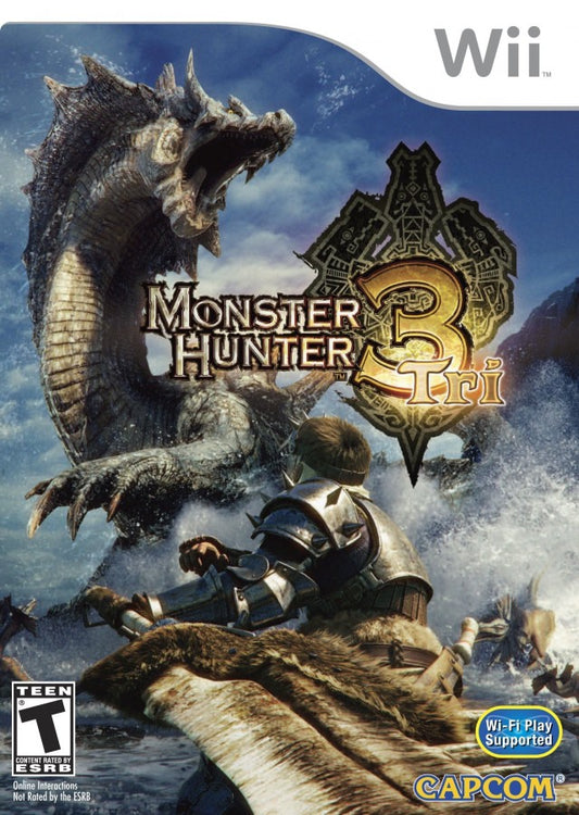 Monster Hunter Tri cover art for Nintendo Wii (Wii) video game