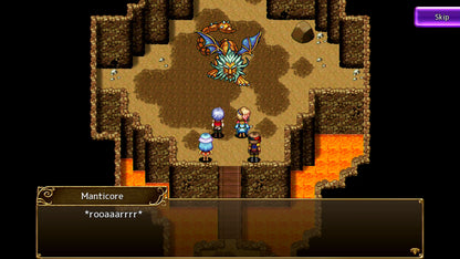 Liege Dragon PlayStation 4 fantasy RPG turn-based combat Kemco retro-style pixel art adventure party-based exploration branching story quests classic 16-bit inspired visuals dungeon crawling character classes magic system gameplay screenshot