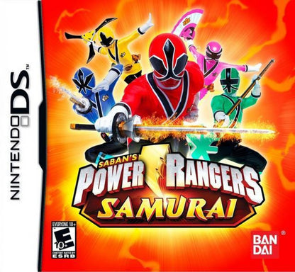 Power Rangers: Samurai cover art for Nintendo DS (DS) action adventure video game