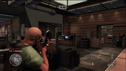 Max Payne 3 Xbox 360 third-person cinematic shooter video game featuring Bullet Time physics Max Payne in São Paulo Brazil bodyguard narrative cover shooting and multiplayer gang wars developed by Rockstar Games gameplay screenshot
