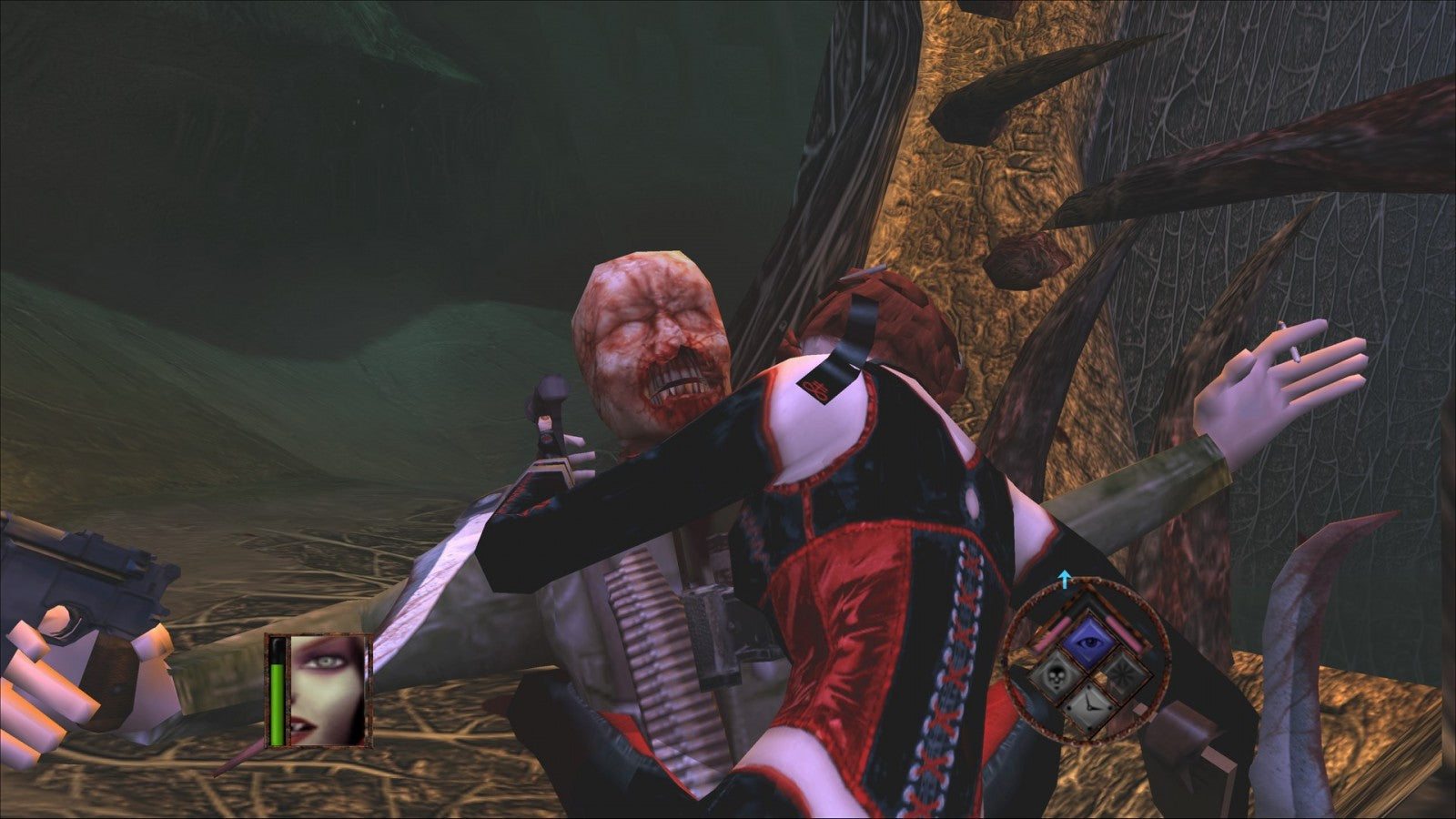 BloodRayne PS2 PlayStation 2 action hack and slash horror game retro video game gameplay