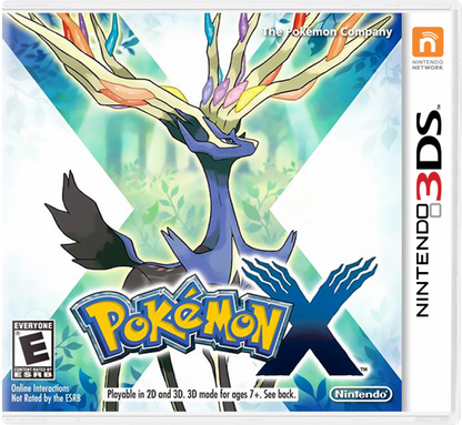 Pokemon: X cover art for Nintendo 3DS (3DS) video game