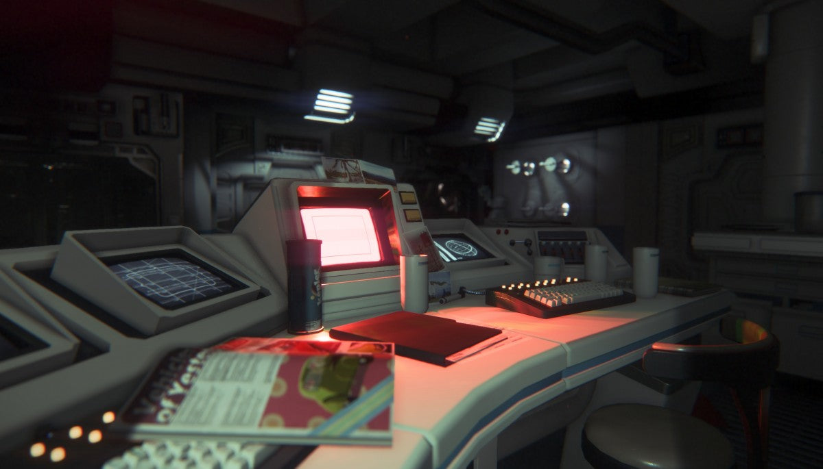 Alien Isolation Nostromo Edition PlayStation 4 PS4 for retro video game enthusiasts featuring survival horror gameplay stealth based encounters tense alien evasion mechanics atmospheric sci fi exploration resource management challenges cinematic suspense and collectible gaming appeal gameplay 
