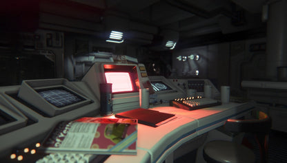 Alien Isolation Nostromo Edition PlayStation 4 PS4 for retro video game enthusiasts featuring survival horror gameplay stealth based encounters tense alien evasion mechanics atmospheric sci fi exploration resource management challenges cinematic suspense and collectible gaming appeal gameplay 
