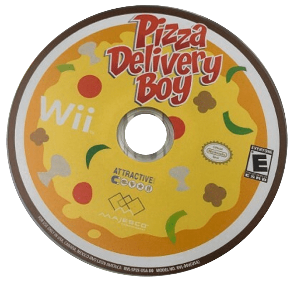 Pizza Delivery Boy – Nintendo Wii (Wii) delivery-themed action adventure simulation video game disc