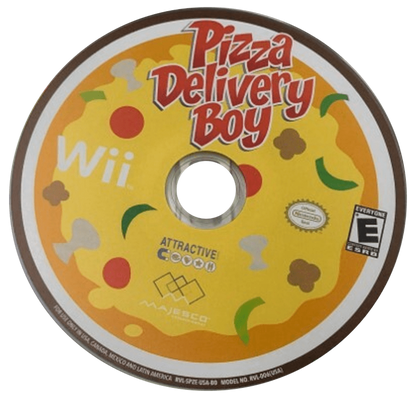 Pizza Delivery Boy – Nintendo Wii (Wii) delivery-themed action adventure simulation video game disc
