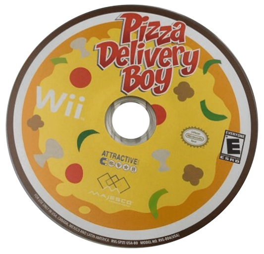 Pizza Delivery Boy – Nintendo Wii (Wii) delivery-themed action adventure simulation video game disc