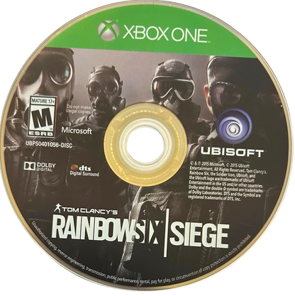 Tom Clancy's Rainbow Six: Siege [Advanced Edition] – Xbox One (XONE) disc for tactical first-person shooter video game