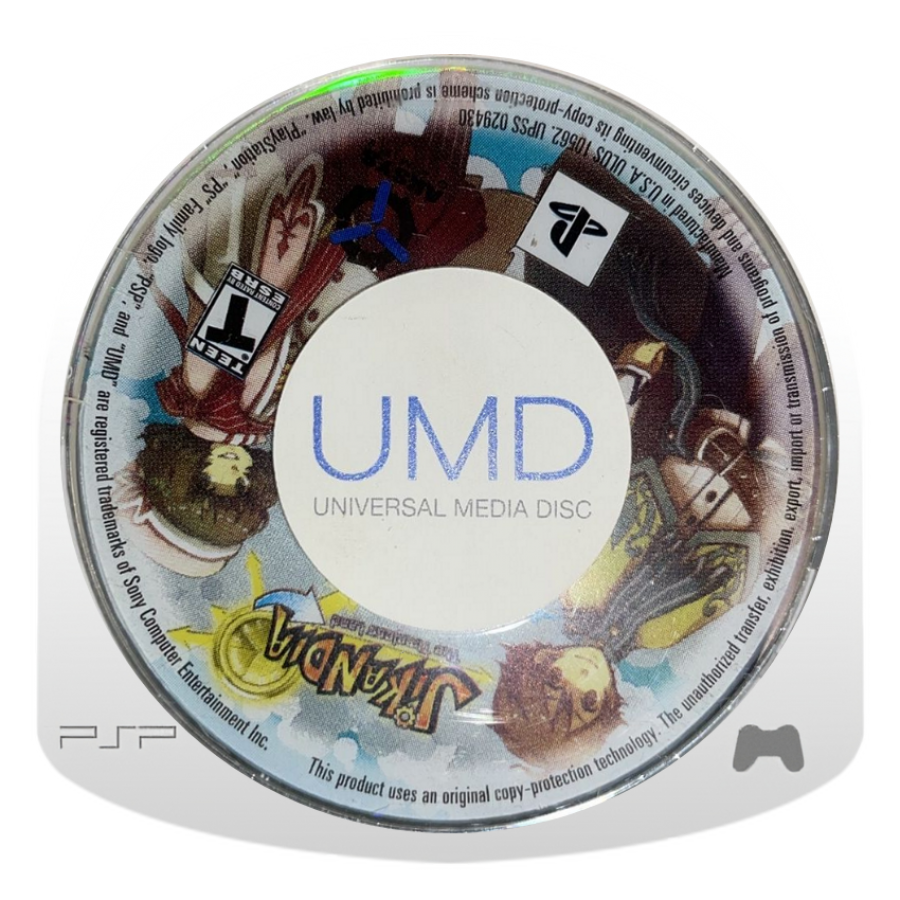 Jikandia The Timeless Land PSP inspired design featuring fantasy action role playing adventure aesthetic magical world exploration cooperative questing colorful anime inspired visuals monster battles character progression and immersive portable RPG gameplay presentation UMD