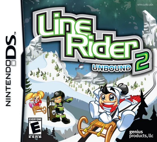 Line Rider 2 Unbound cover art for Nintendo DS (DS) video game