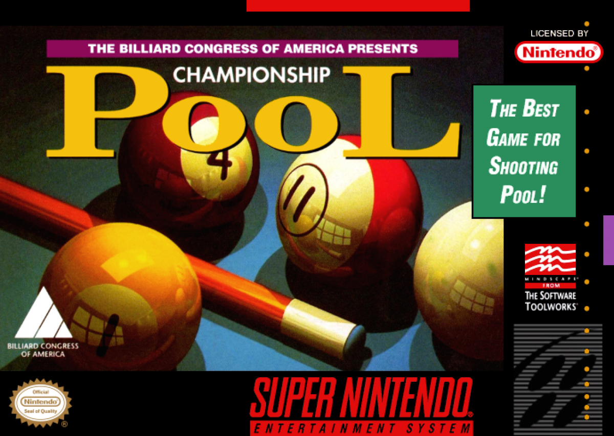 Championship Pool cover art for Super Nintendo Entertainment System (SNES) video game