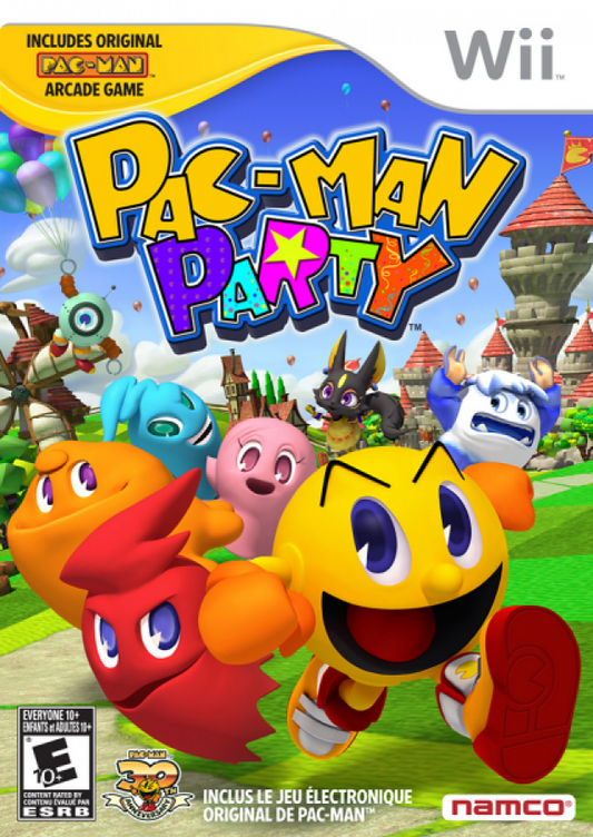 Pac-Man Party cover art for Nintendo Wii (Wii) video game