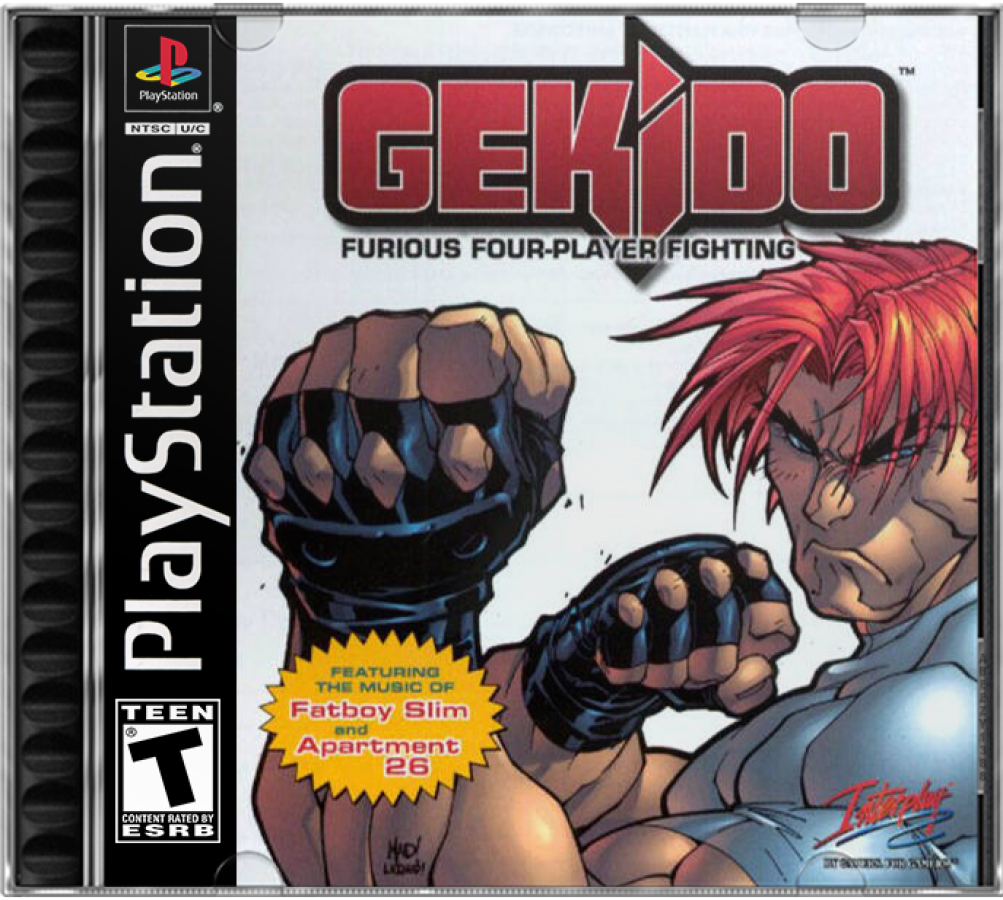 Gekido Urban Fighters PlayStation PS1 for fighting action video game fans featuring fast paced martial arts combat street fighting gameplay multiple playable characters powerful attacks urban environments arcade style action challenging enemies and classic PlayStation gameplay collectible gaming appeal cover art