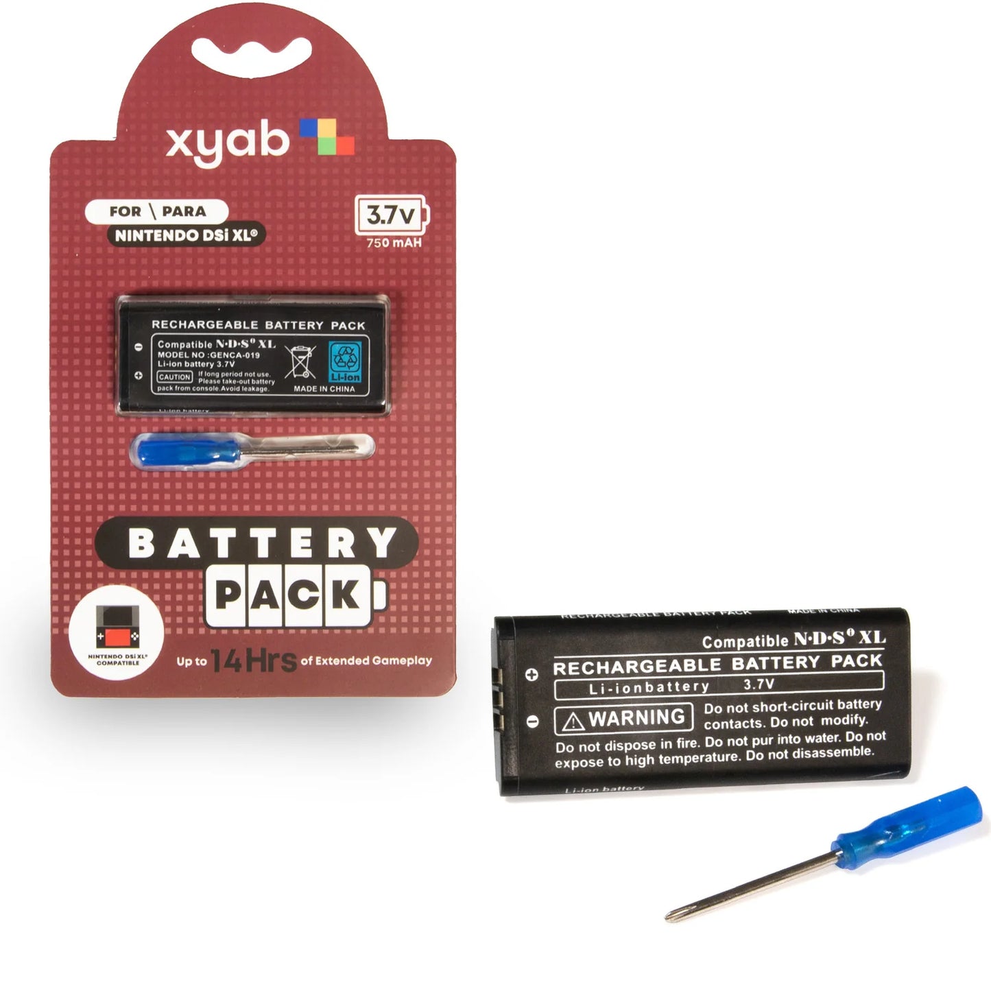 Rechargeable Battery Pack for DSi XL accessory