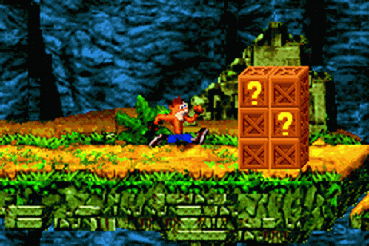 Crash Bandicoot The Huge Adventure – Game Boy Advance: Classic platforming action with Crash racing through colorful levels and collecting iconic power-ups gameplay