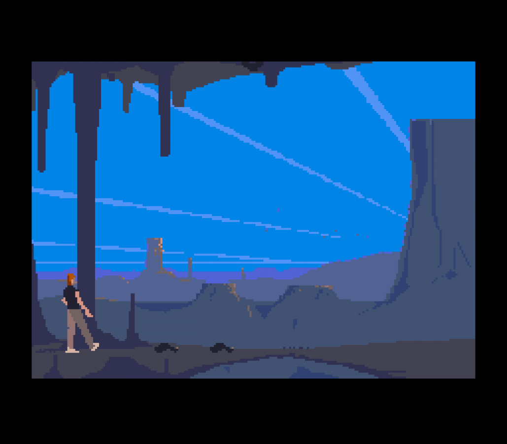 Out of This World Super Nintendo Entertainment System SNES video game featuring cinematic action adventure gameplay alien world exploration platforming challenges puzzle solving sci fi environments mysterious enemies and immersive storytelling classic 16 bit Nintendo gameplay retro video game collection collectible gaming appeal gameplay