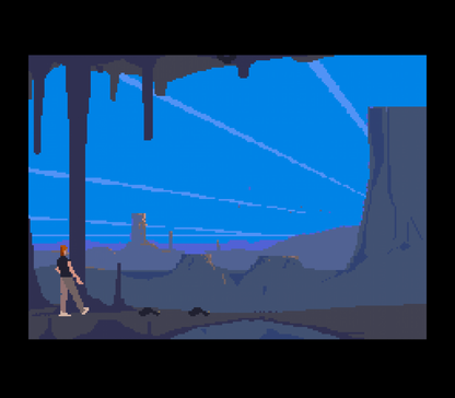 Out of This World Super Nintendo Entertainment System SNES video game featuring cinematic action adventure gameplay alien world exploration platforming challenges puzzle solving sci fi environments mysterious enemies and immersive storytelling classic 16 bit Nintendo gameplay retro video game collection collectible gaming appeal gameplay