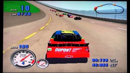 NASCAR 2001 – PlayStation 2 (PS2) stock car racing sports video game gameplay